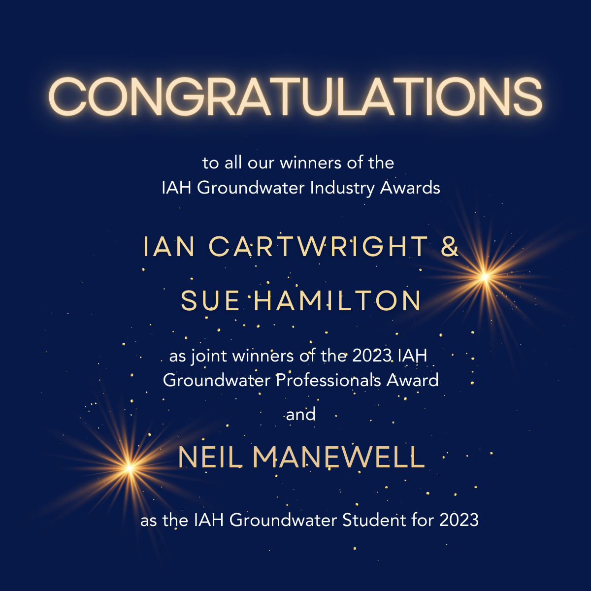 IAH Groundwater Awards | International Association of Hydrogeologists
